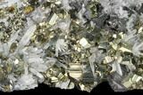 Quartz, Sphalerite & Pyrite Crystal Association - Peru #141846-2